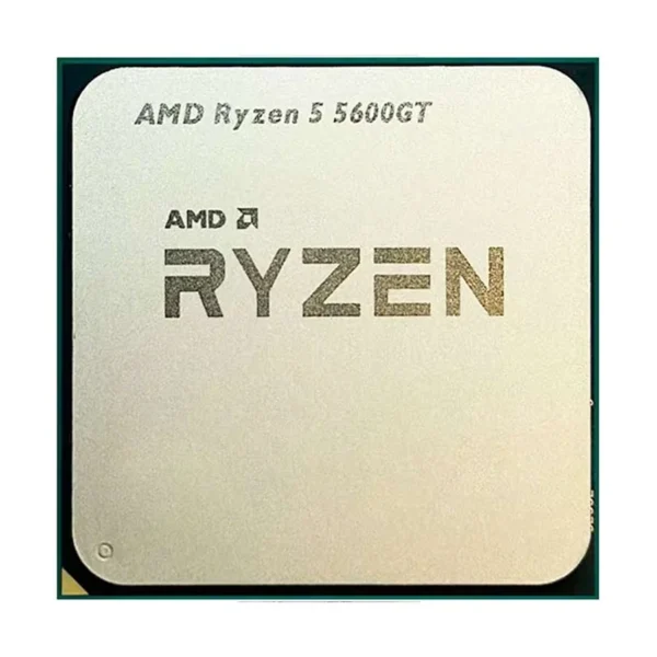 AMD Ryzen 5 5600GT processor in box showing Radeon graphics logo
