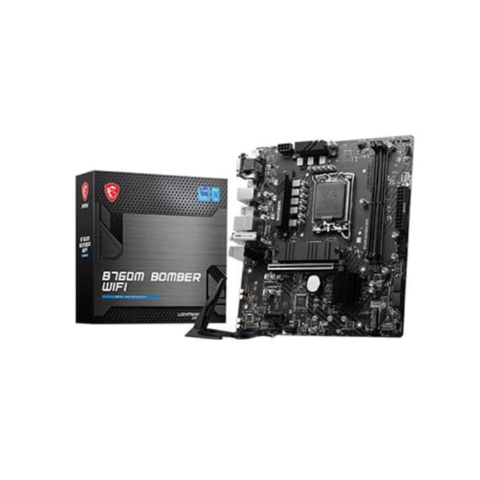 MSI B760M BOMBER WIFI DDR5 ATX MOTHERBOARD - Image 1