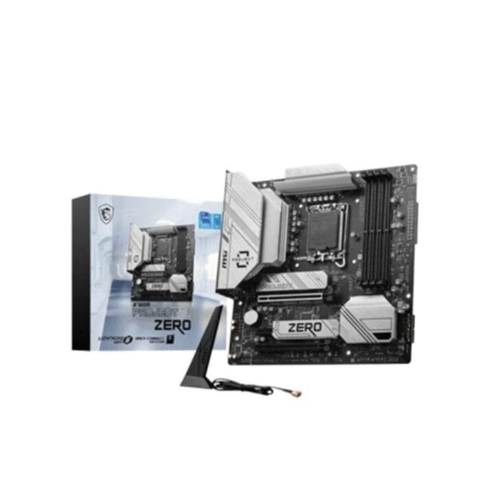 MSI B760M PROJECT ZERO DDR5 mATX Motherboard - Image 1