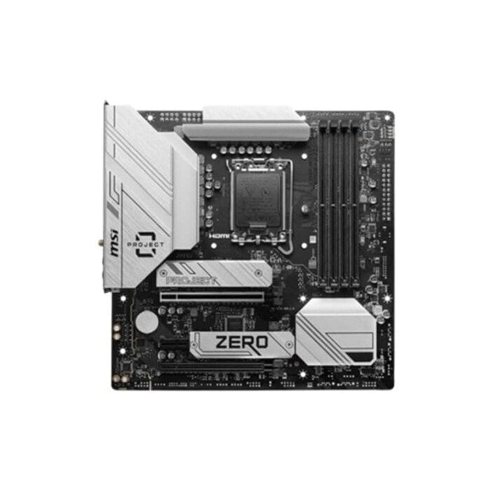 MSI B760M PROJECT ZERO DDR5 mATX Motherboard - Image 2
