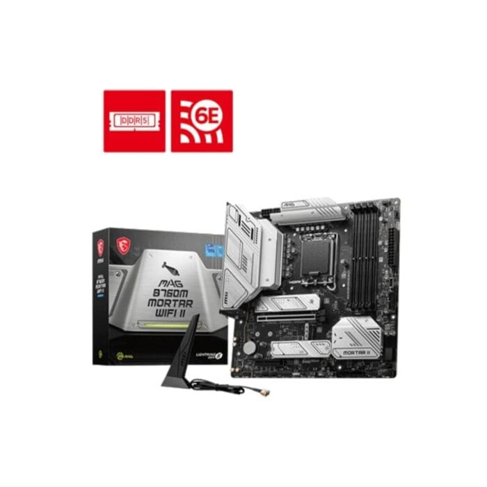 MSI MAG B760M MORTAR WIFI II DDR5 MOTHERBOARD - Image 1