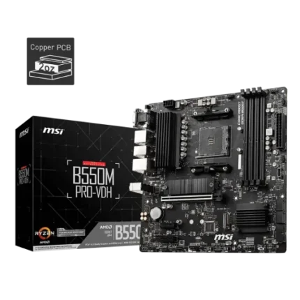 MSI B550M Pro-VDH AMD AM4 DDR4 Micro-ATX Motherboard