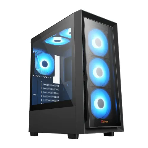 crystal-glass-v3-bk-01-500x500 PC Power Crystal Glass V3 BK ATX Desktop Gaming Casing - Image 1