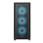 PC Power Crystal Mesh V3 BK ATX Desktop Gaming Casing - Image 3