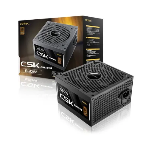 csk-650dc-650w-01-500x500 Antec CSK 650DC 650W 80+ Bronze Non-Modular Power Supply - Image 1