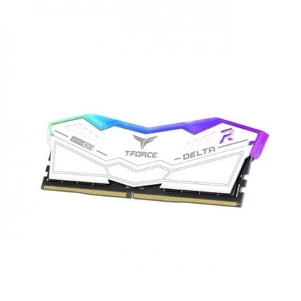 Team T-FORCE DELTA RGB 16GB DDR5 6000MHz CL30 Desktop RAM White