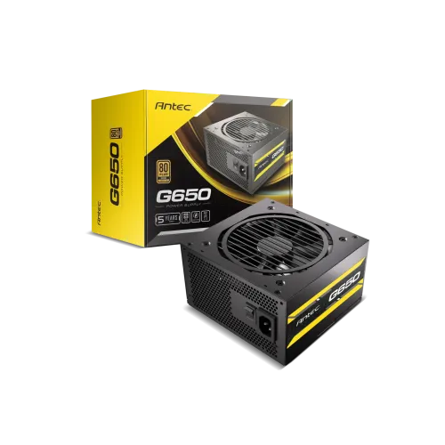g650-01-500x500 Antec G650 650W 80 Plus Gold Semi Modular Power Supply - Image 1