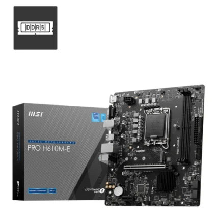 MSI PRO H610M-E mATX Motherboard ddr5