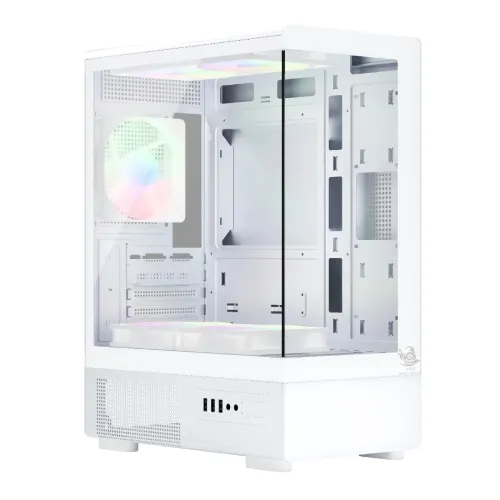 snow-j-330-1-white-01-500x500 ARS Snow J-330-1 ARGB mATX Gaming Casing White - Image 1