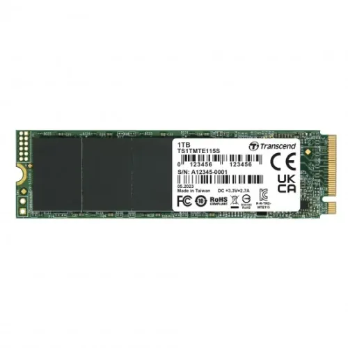 115s-1tb-01-500x500 Transcend 115S 1TB M.2 PCIe Gen3 x4 NVMe SSD (M-Key) - Image 1