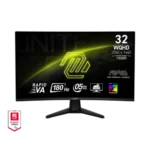 MSI MAG 32CQ6F 31.5" 180Hz VA WQHD Curved Gaming Monitor