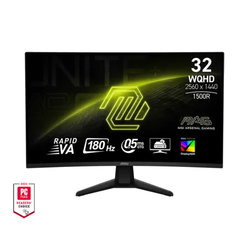 32cq6f-01-500x500 MSI MAG 32CQ6F 31.5" 180Hz VA WQHD Curved Gaming Monitor - Image 1
