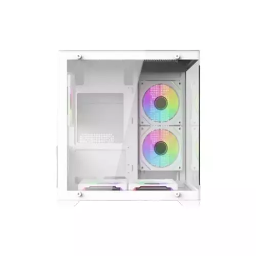 cover-1756554787_cache_optimize-70 ARS Precious 007 INFINITY ARGB M-ATX Mid Tower Gaming Casing White - Image 1