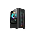 PC POWER DARK BREEZE MESH GAMING CASING BK WITH 230watt PSU