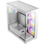 Antec CX300 ARGB Full-View ATX Mid Tower Gaming Casing White - Image 2