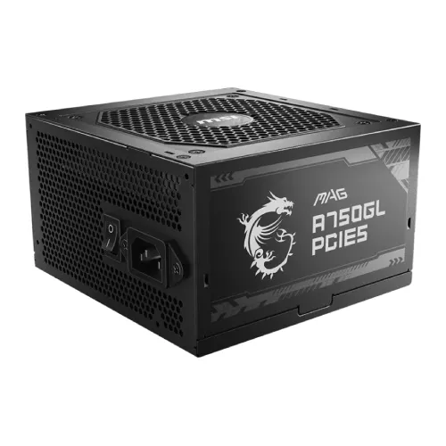 mag-a750gl-pcie5-02-500x500 MSI MAG A750GL PCIE5 750W 80 Plus Gold Full Modular Power Supply - Image 1