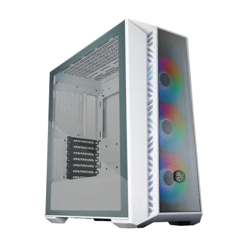 mb520-mesh-white-01-500x500 Cooler Master MasterBox 520 Mesh Mid Tower ARGB Gaming Case White - Image 1