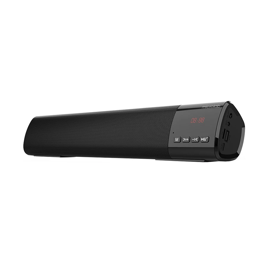 microlab-ms212-10-bluetooth-black-portable-11708606856 Microlab MS212 1:0 Bluetooth Black Portable Soundbar Speaker - Image 1