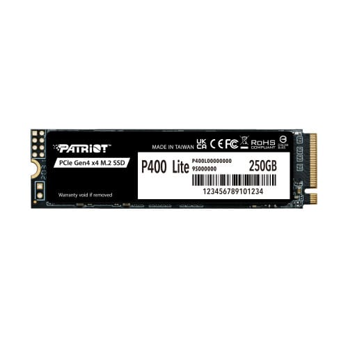 p400-lite-01-500x500 PATRIOT P400 Lite 250GB PCIe Gen4 x4 M.2 SSD - Image 1