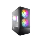 1STPLAYER X4-M mATX Gaming Casing Black - Image 3