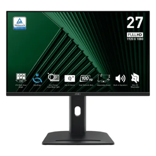pro-mp275pg-01-500x500 MSI PRO MP275PG 27" 100Hz 1ms FHD IPS Business & Productivity Monitor - Image 1