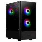 Gamdias TALOS E3 Glass Black Mid Tower ARGB Case