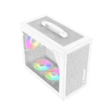 T-Wolf XPLENDER X5 WH ARGB Mini ITX Mini Tower Portable Casing White